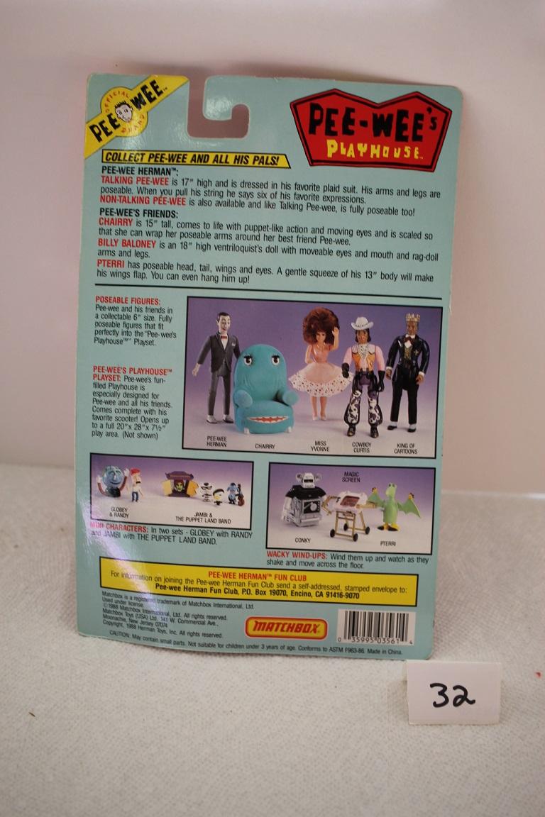 Poseable Pee-Wee Herman, Matchbox, #3560, 1988, Herman Toys, 6", NIP