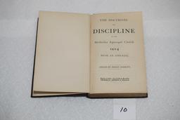 The Doctrines And Discipline Of The Mehodist Episcopal Church, 1904, Eaton & Mains, Hard Cover