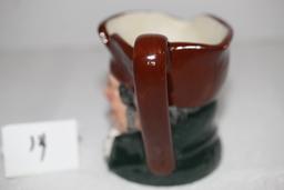 Royal Doulton "Old Charley" Toby Mug/Jug, D5527, Made In England, 3 1/4"