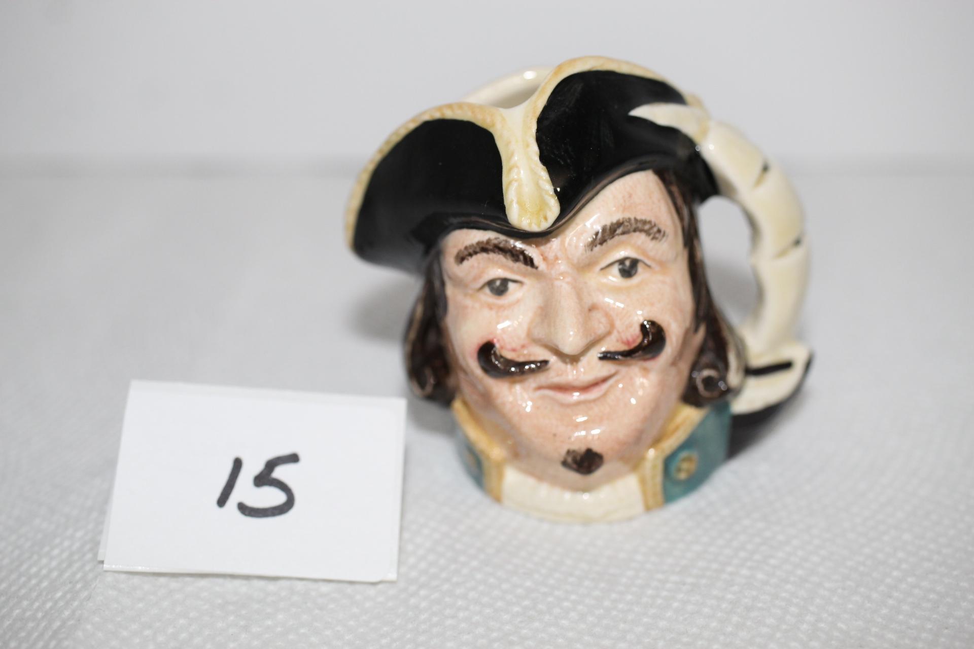 Vintage Royal Doulton "Capt Henry Morgan" Toby Mug/Jug, D6510, Made In England, Copr. 1957