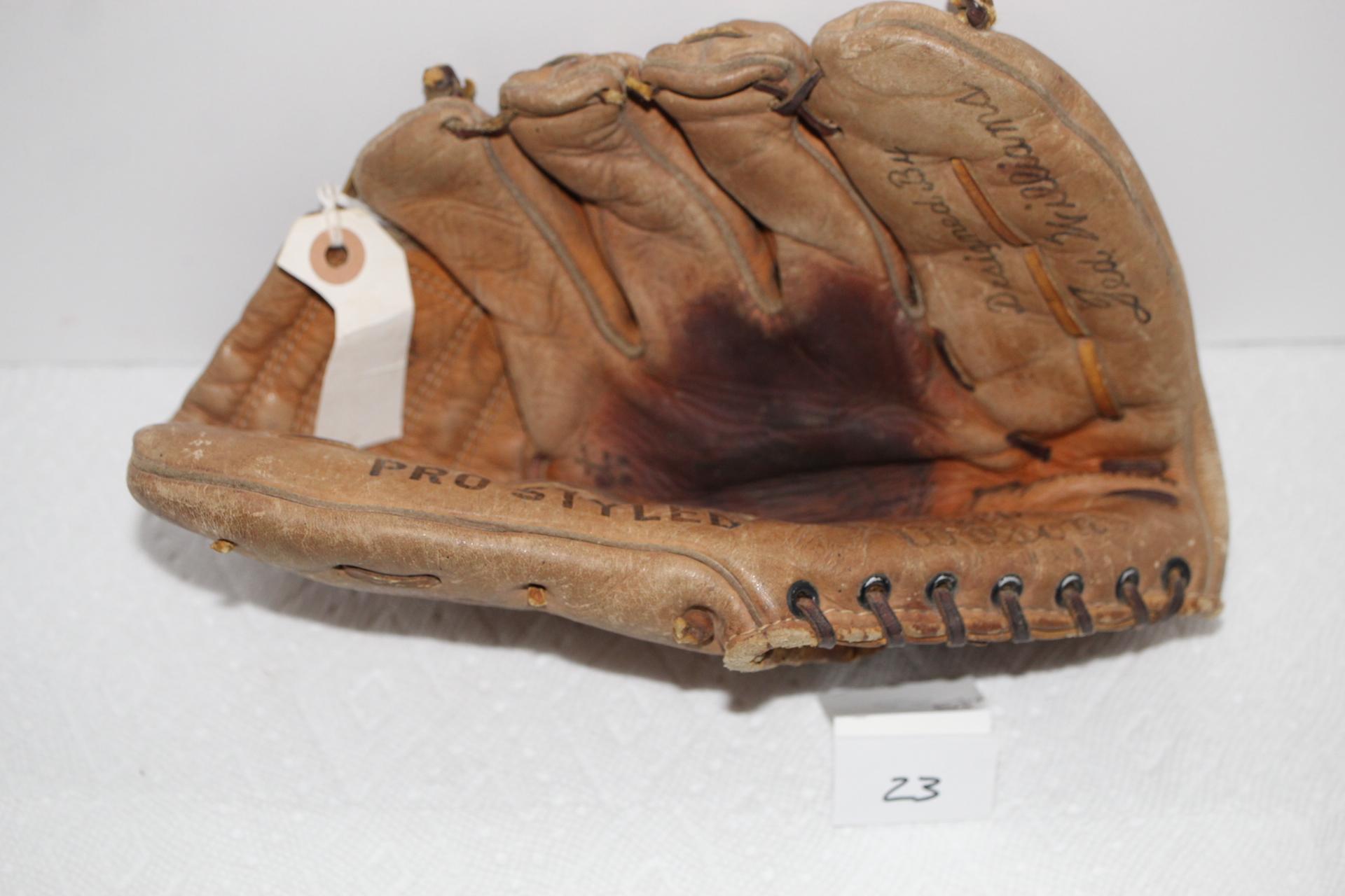 Wilson, Ted Williams Baseball Glove, #1680, All Time Award Model, Made In USA