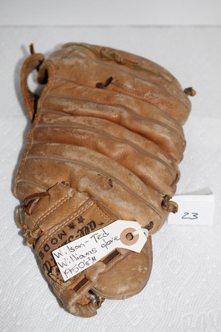 Wilson, Ted Williams Baseball Glove, #1680, All Time Award Model, Made In USA