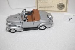 1937 Chevy Cabriolet, Diecast & Plastic, The National Motor Museum Mint, 5 1/2", COA