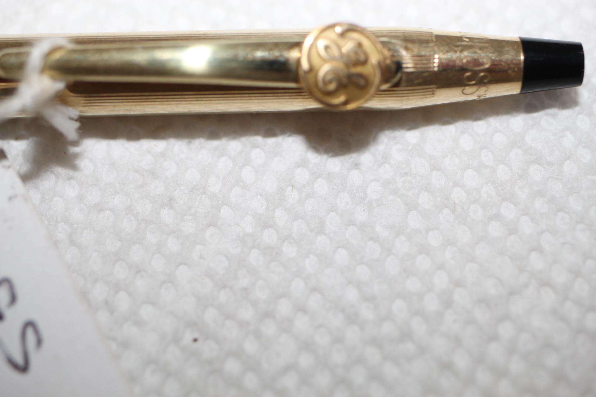 Cross Pen, GE Emblem, 5"