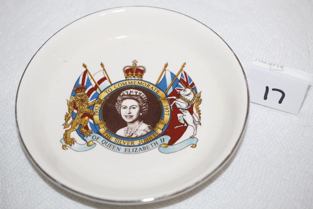 The Silver Jubilee Of Queen Elizabeth II Commemorative Saucer, Prince William, Made In England