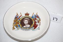 The Silver Jubilee Of Queen Elizabeth II Commemorative Saucer, Prince William, Made In England