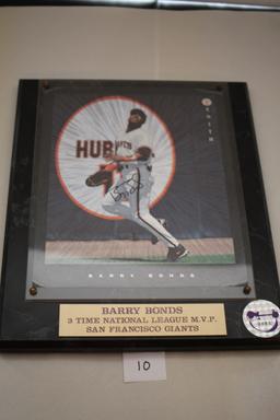 San Francisco Giants Barry Bonds Plaque, 12" x 10 1/2"