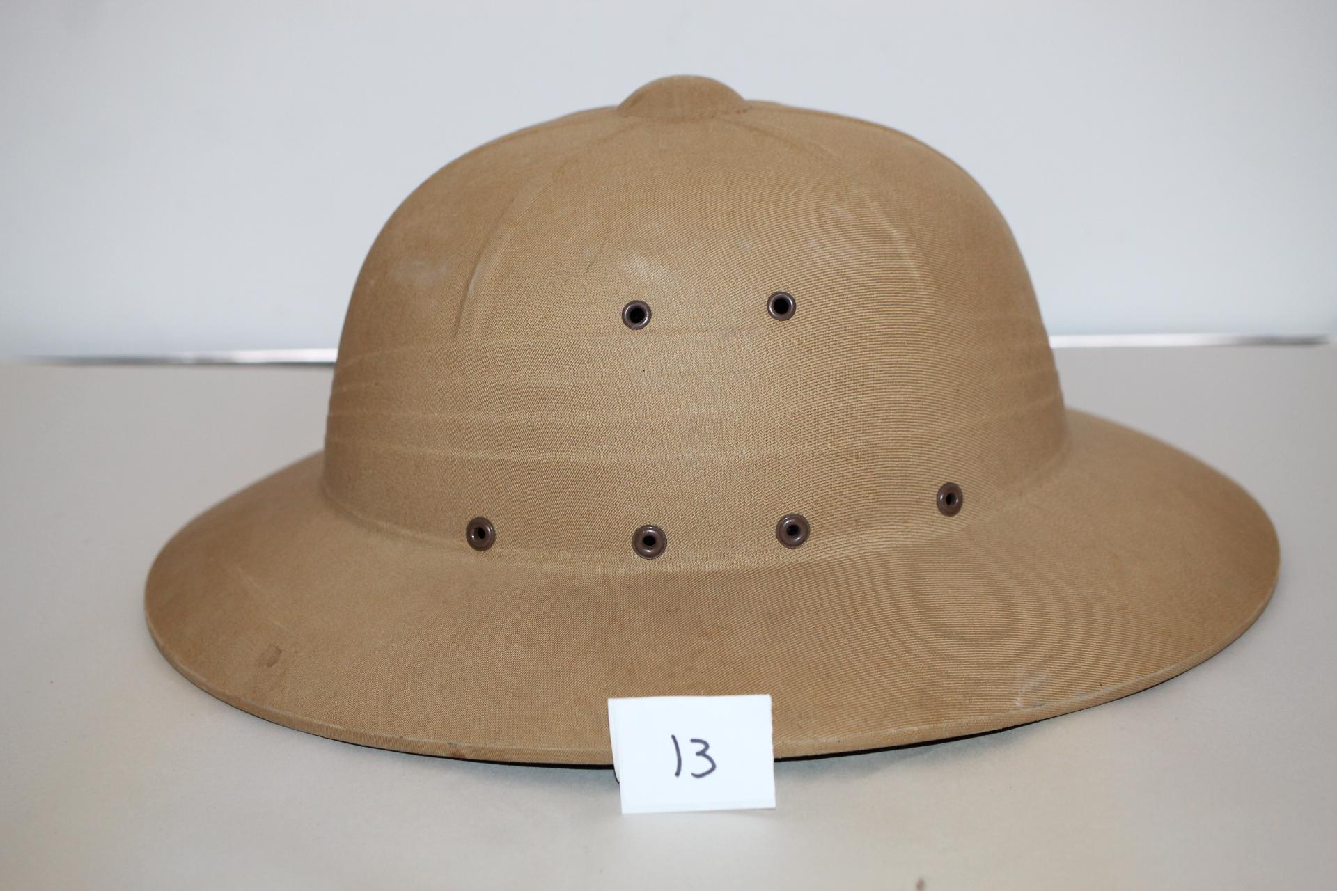 Hawley Tropper Pressed Fiber Sun Helmet, Military?