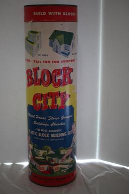 Block City Plastic Block Building Set, No. B 500, Tri-State Plastic Molding Co