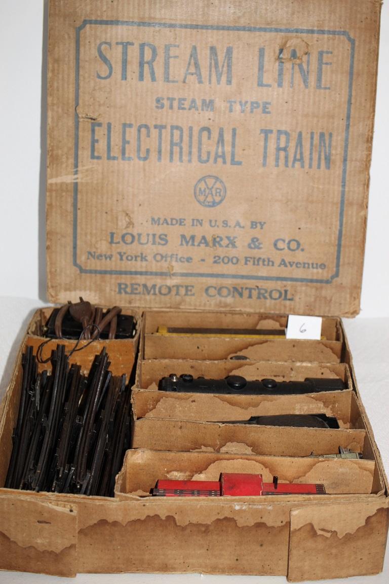 Vintage Marx Electric Train Set, #25000, #999 Locomotive, Cars, Transformer, Track