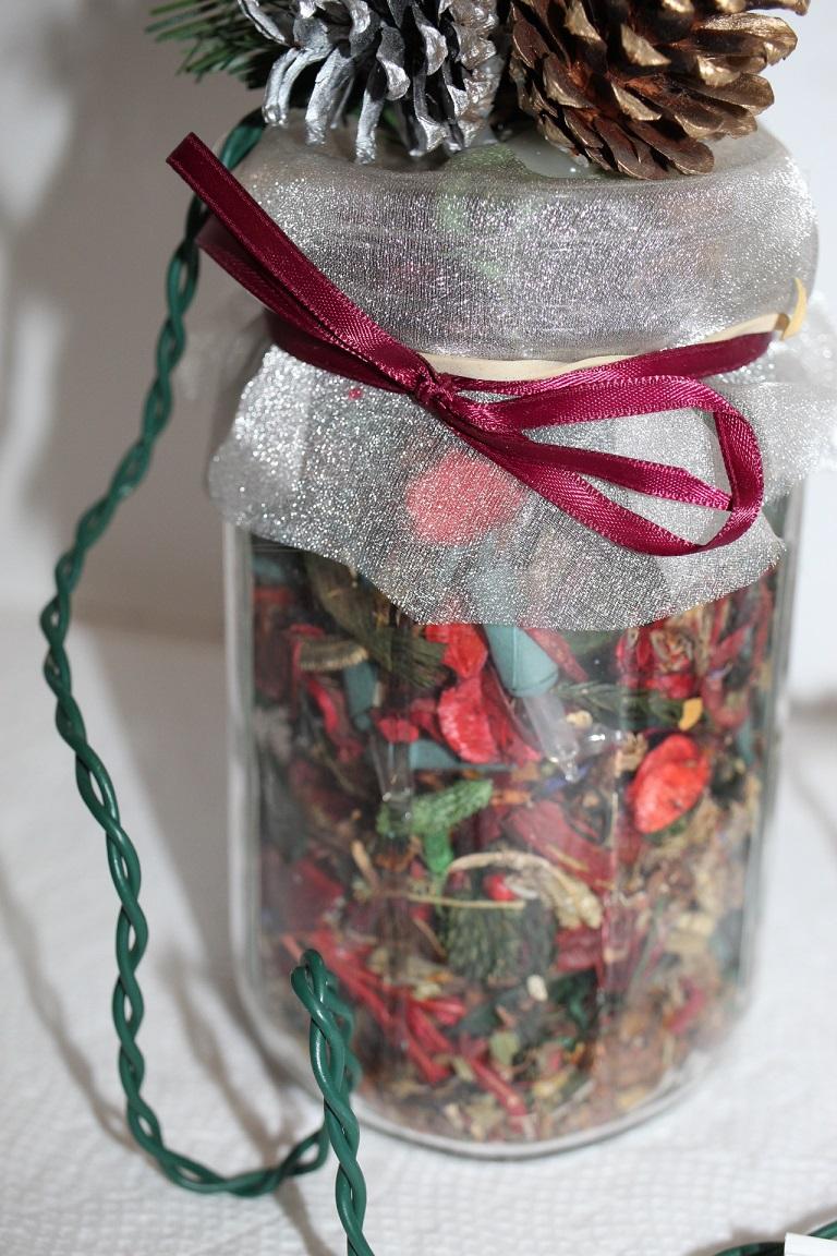 Assorted Jar Christmas Décor, Each 7"