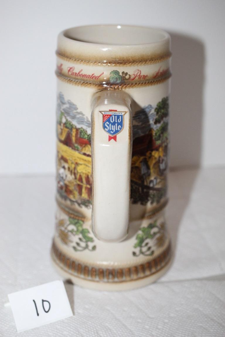 Old Style Beer Stein, Limited Edition, #008863, 1988, Made By Gerz, West Germany