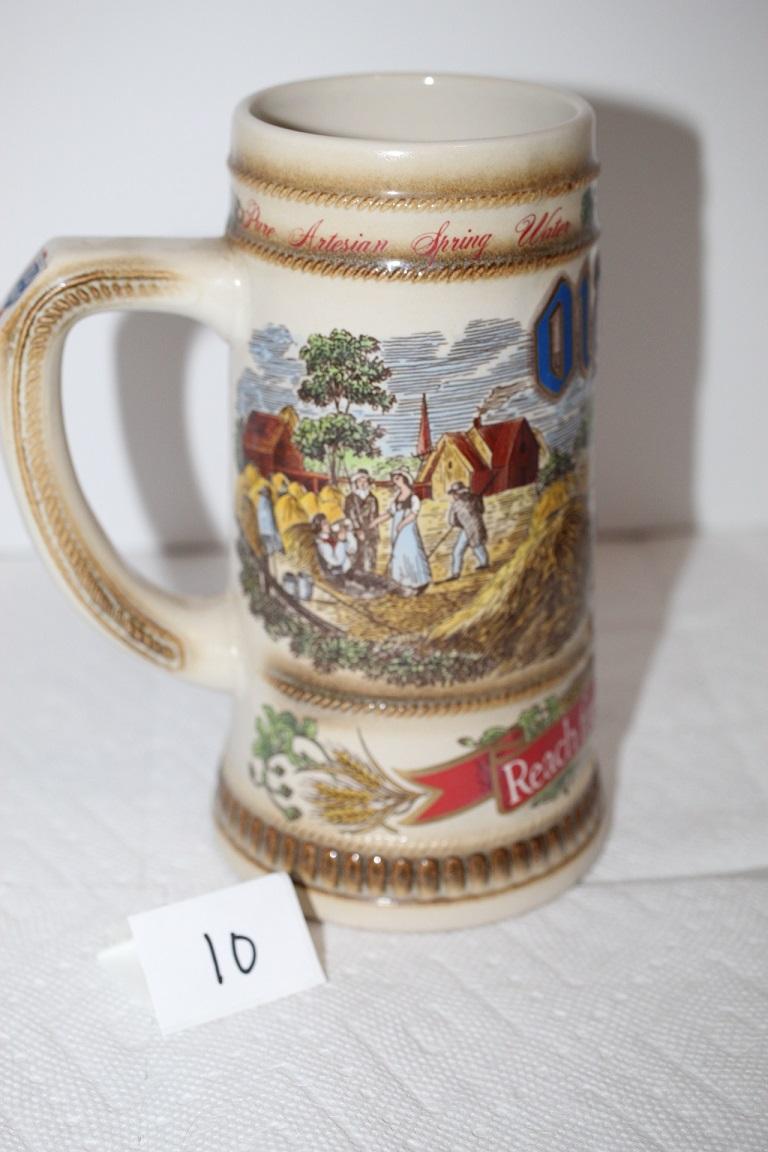 Old Style Beer Stein, Limited Edition, #008863, 1988, Made By Gerz, West Germany