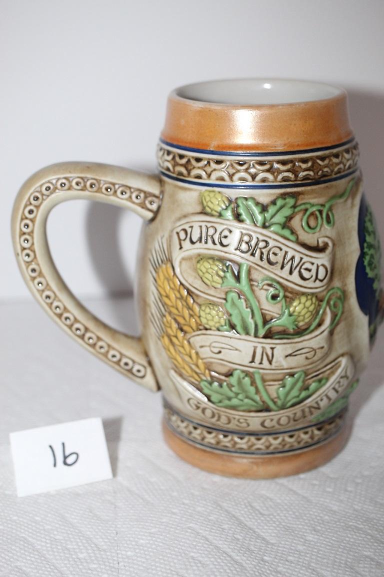 Old Style Beer Stein, Pure Brewed In God's Country, 1983, #47110, Limited Edition