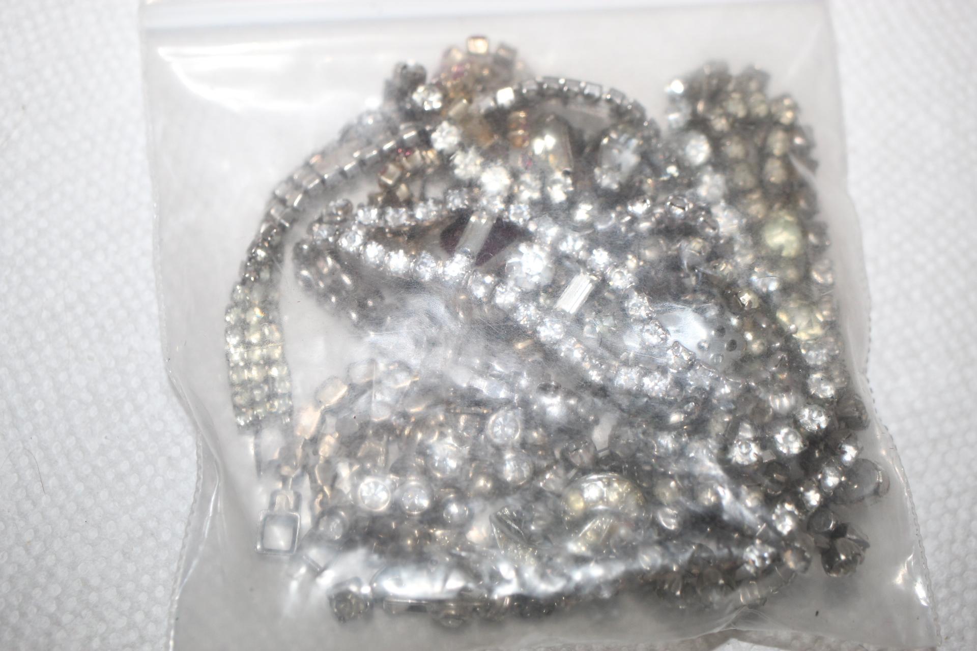 Assorted Rhinestone Bracelets, Necklaces, Earrings