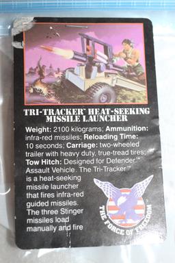 Vintage Rambo Tri-Tracker Neat-Seeking Missile Launcher Toy, Plastic, 8 3/4"L