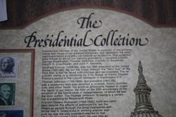 Framed The Presidential Collection, 16 1/2" x 13 1/2"