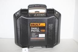 Pelican V100 Vault Case, Small Pistol, New, 12 1/4" x 12" x 5"