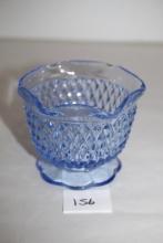 Blue Glass Dessert Cup, 3 1/4" x 4" Round
