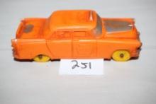Vintage Auburn Rubber Taxi 580 Toy, #2, 4"