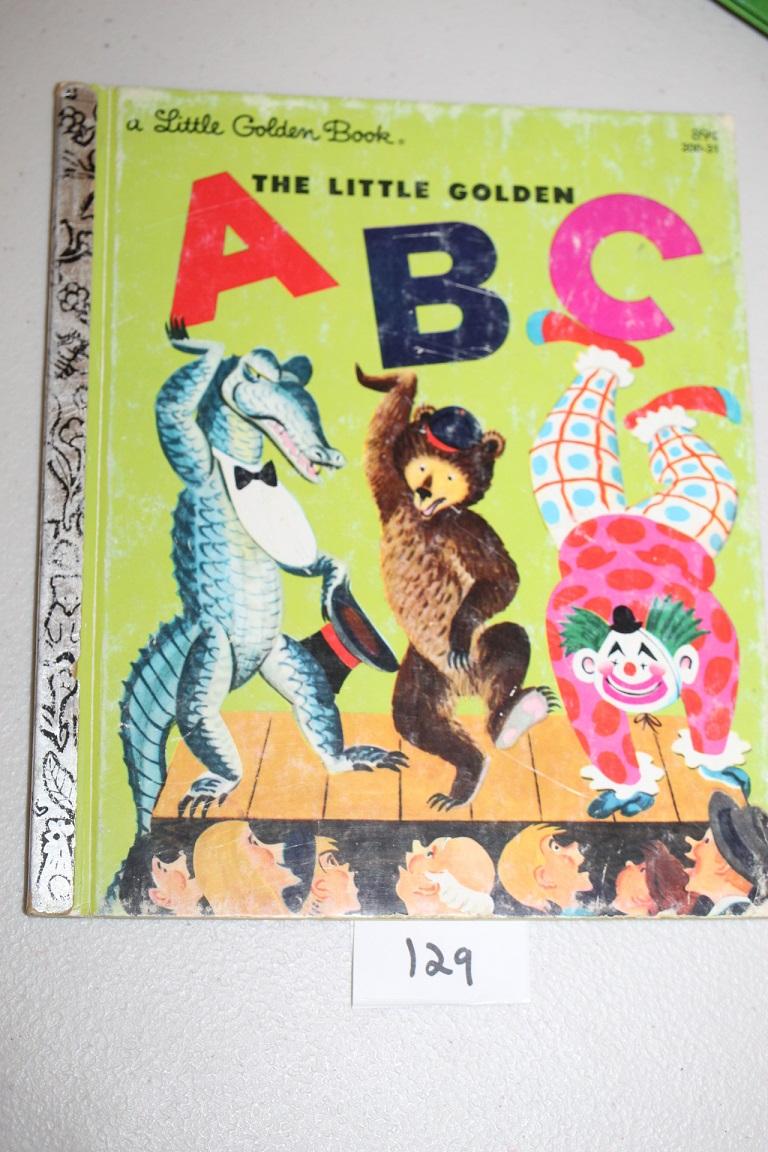 Vintage The Little Golden ABC Childrens Book, A Little Golden Book, Pictures By Cornelius DeWitt