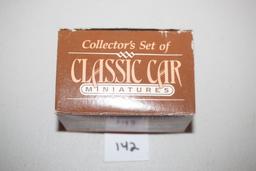 Collector's Set Of Classic Car Miniatures, Cars Not Verified