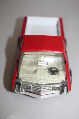 Tonka Red Truck, Metal & Plastic, 8 1/2"