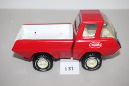 Tonka Red Truck, Metal & Plastic, 8 1/2"