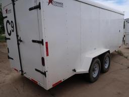 2018 20’ NATIONWIDE ENCLOSED T/A TRAILER, CONTENTS INCLUDED VIN # 3R9BF2025K1202415