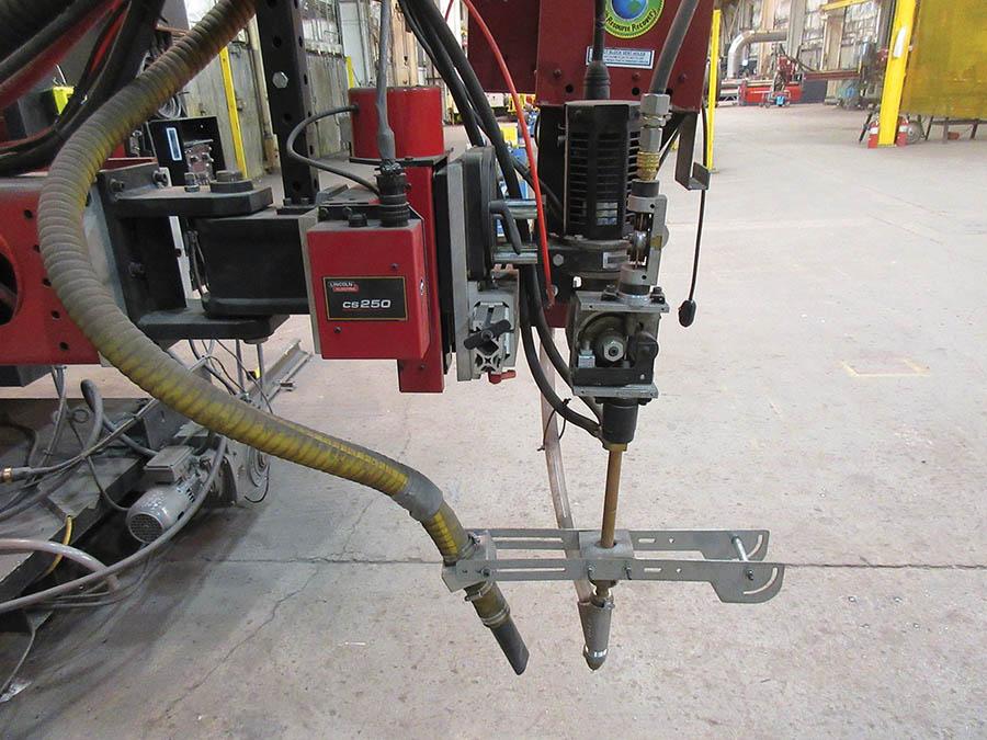 2019 LINCOLN ELECTRIC PANTHEON SUBMERGED ARC 12' WELDING MANIPULATOR SYSTEM ON TRAVEL CART, PROJECT: