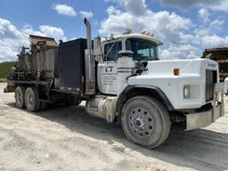 2002 MACK RB688S LUBE TRUCK, VIN: 1M2AM08C22M006266, 240,845 ODOMETER MILES, 22,167 HOURS SHOWING,