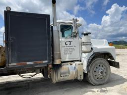 2002 MACK RB688S LUBE TRUCK, VIN: 1M2AM08C22M006266, 240,845 ODOMETER MILES, 22,167 HOURS SHOWING,