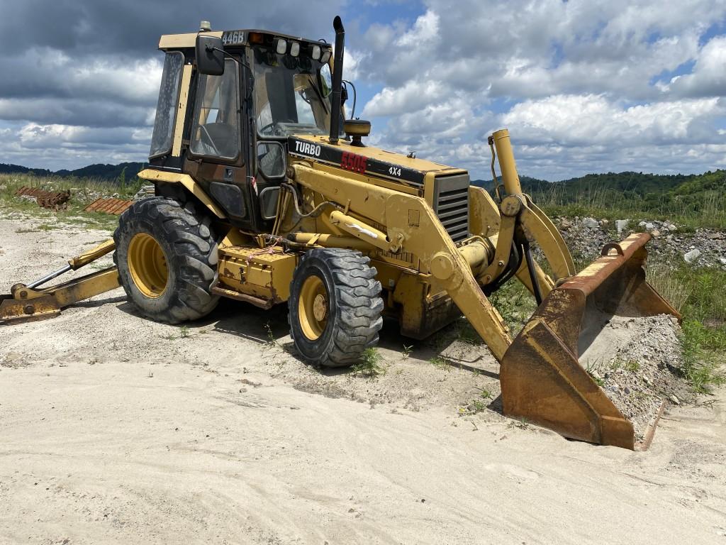 CATERPILLAR 446B 4X4 LOADER BACKHOE, S/N: 5BL02151, 7,242 HOURS SHOWING, CAT TURBO DIESEL ENGINE,