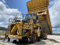 CATERPILLAR 777D OFF-ROAD DUMP TRUCK, CAT DIESEL ENGINE, 7-SPEED WITH REVERSE, HYDRAULIC DUMP BOX,