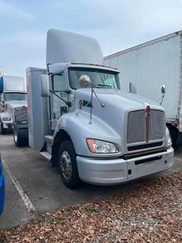 2014 KENWORTH T440 TRACTOR, SINGLE AXLE, DAY CAB, COMPRESSED NATURAL GAS (CNG), CUMMINS ISLG 320 CNG