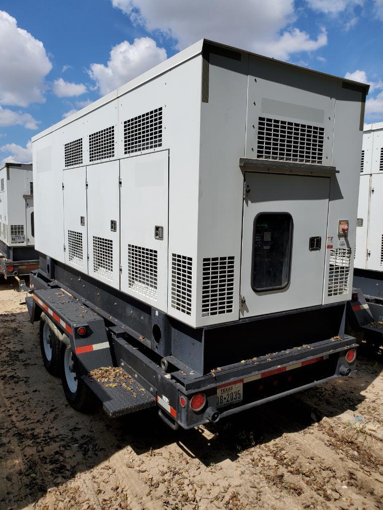 2015 GENERAC 230 KVA NG/LPG TOWABLE GENERATOR, MODEL MGG210N2, S/N 1504077, 1800/60-RPM/FREQ.,