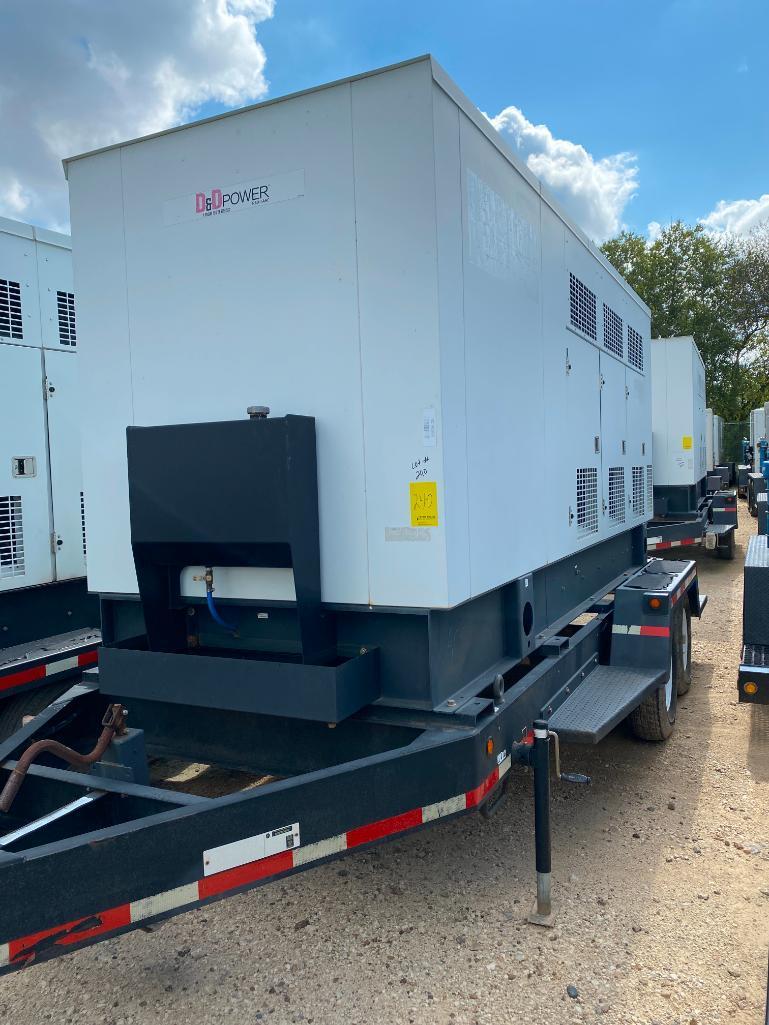 2015 GENERAC 230KVA NAT GAS TOWABLE GENERATOR - PARALLEL, MODEL MGG210N2, S/N 1504010, 1800/60