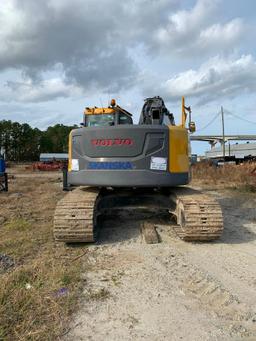 VOLVO ECR235DL CRAWLER EXCAVATOR, D6H 5.7 L DIESEL ENGINE, 4,677 HOURS, DUAL JOYSTICK CONTROL, ROPS