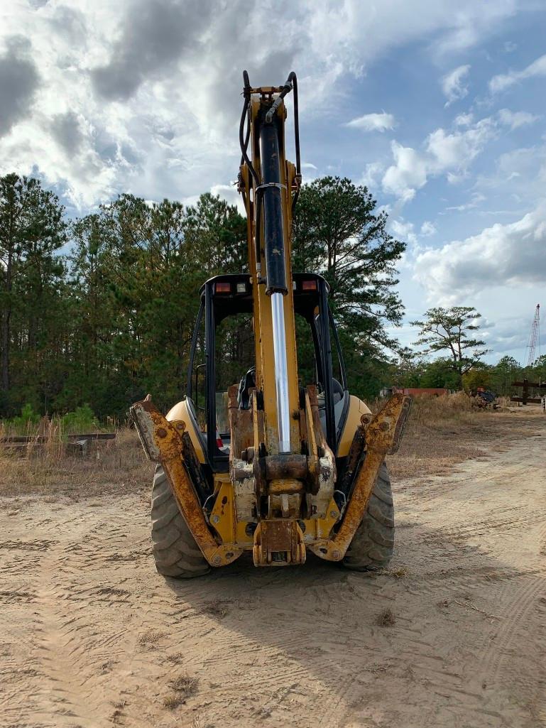 CATERPILLAR 416F BACKHOE LOADER, 2,204 LB. CAPACITY LOADER BUCKET, 87'' WIDTH, 23'' BACKHOE BUCKET,