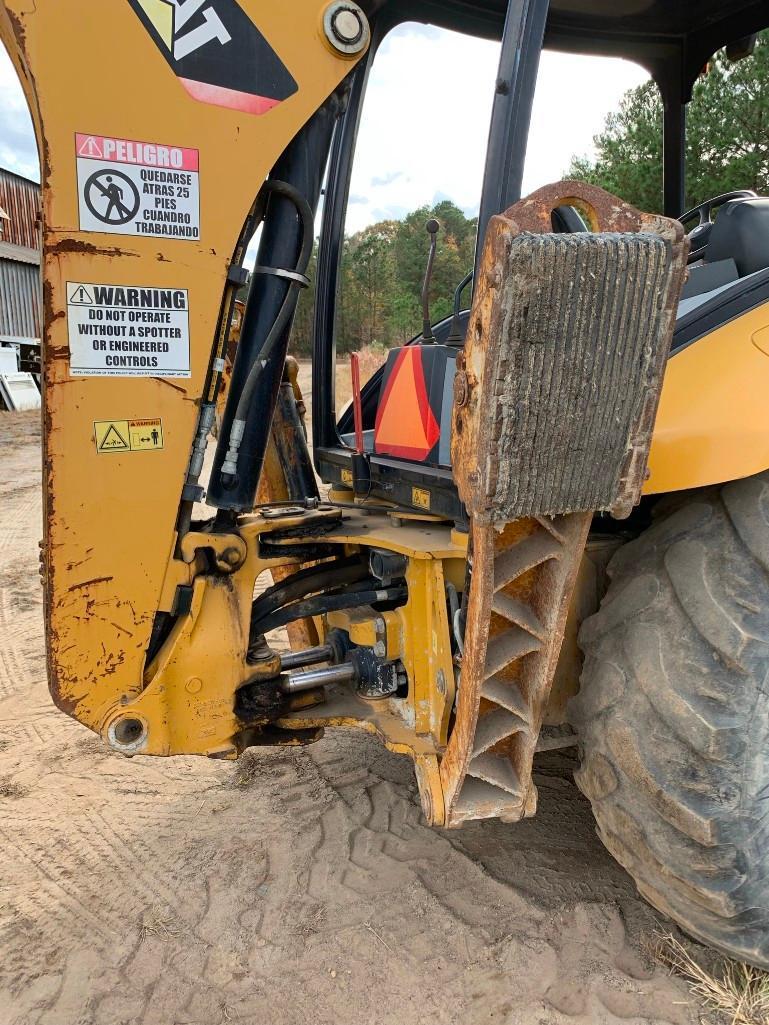 CATERPILLAR 416F BACKHOE LOADER, 2,204 LB. CAPACITY LOADER BUCKET, 87'' WIDTH, 23'' BACKHOE BUCKET,