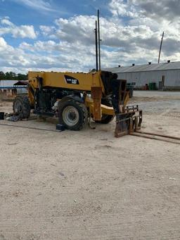 CATERPILLAR TL1255C 12,000 LB. CAPACITY TELEHANDLER, 4-WHEEL STEERING, 72'' CARRIAGE, 72'' FORKS, NO