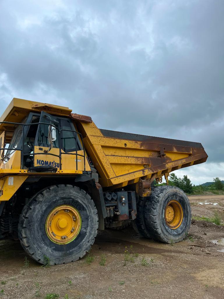 2007 KOMATSU HD 465 ROCK TRUCK, MODEL HD465-7E0, S/N 10019, PIN KMTHD024V26010019, 2,849 MILES