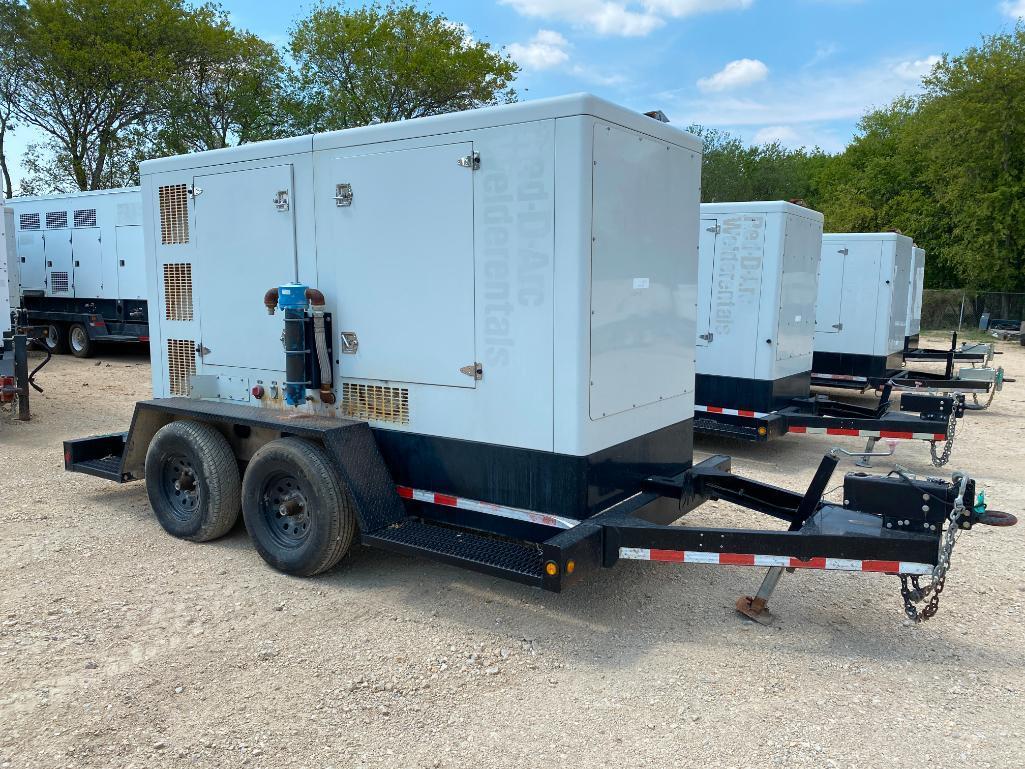 2014 HiPower 230Kva Towable Generator, Dual Fuel Natural Gas or LP, Model HRNG230T6 SA-AP1 ENG