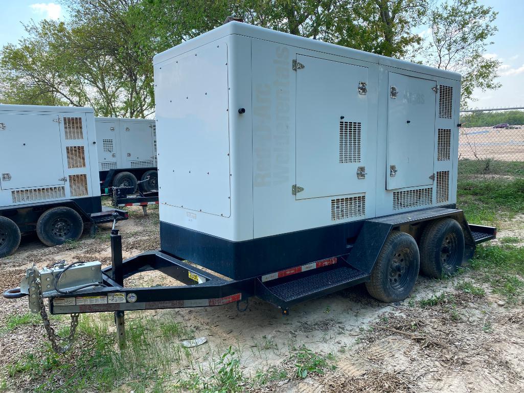 2015 HiPower 165Kva Towable Generator, Dual Fuel Natural Gas or LP, Model HRNG165T6 SA-AP1 ENG 8.1L,