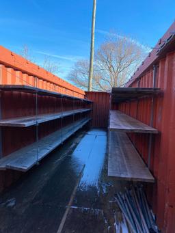 1996 Open Top Conex, 40' x 8' x 8', Content of Shelving