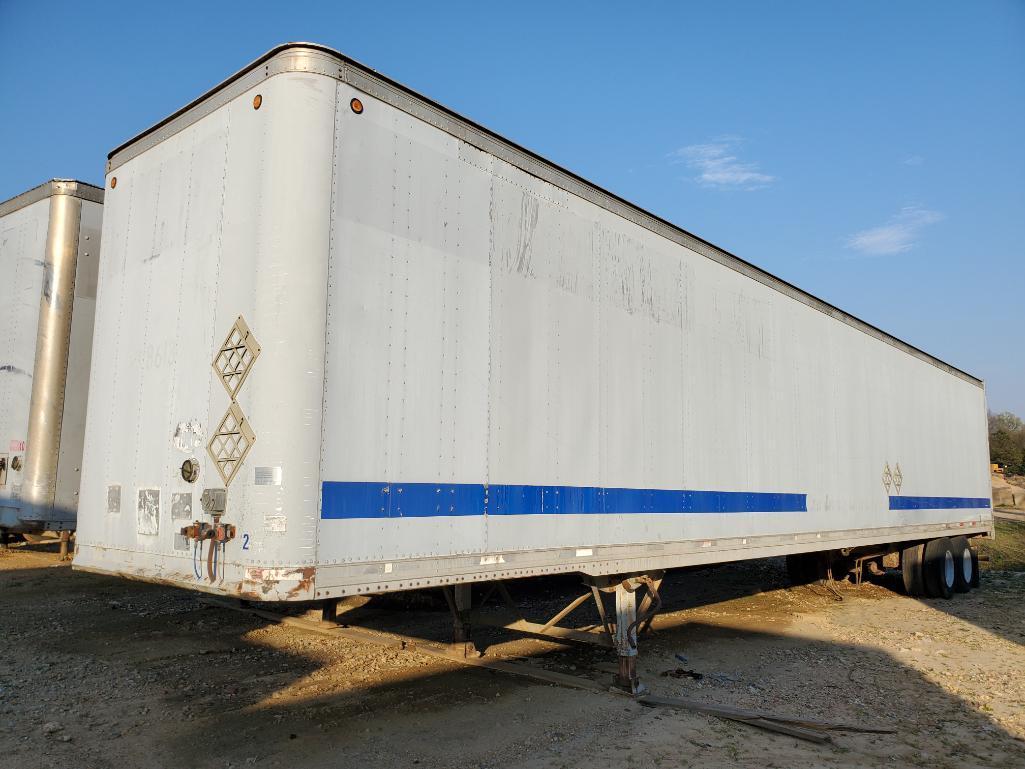 1995 Dorsey 53' Dry Van Trailer, Vin 1DTV11520TA243624, Model AIDT-LS, 65,000 GVWR, Tandem Axle, Air