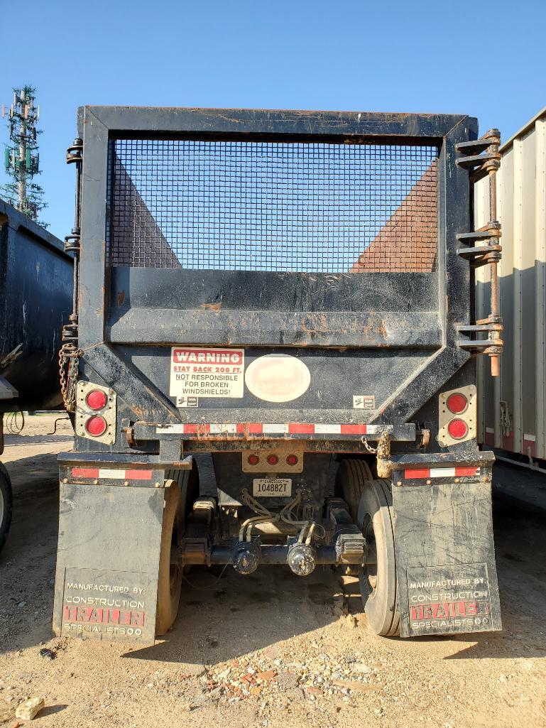 2020 CTS EHRD40 Scrap Master Dump Trailer, Vin 5TU344025LS000233, Tandem Axle, 68,000 GVWR, Anti-Tip