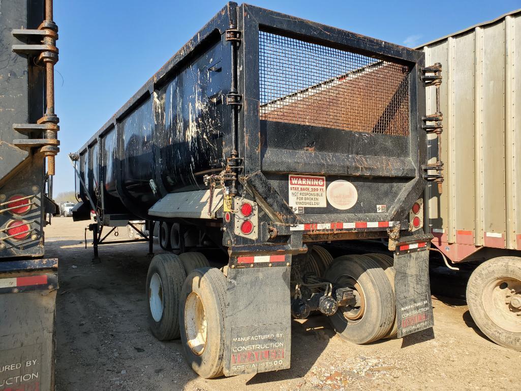 2020 CTS EHRD40 Scrap Master Dump Trailer, Vin 5TU344025LS000233, Tandem Axle, 68,000 GVWR, Anti-Tip