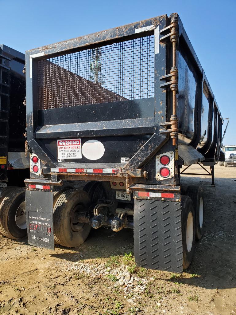 2020 CTS EHRD40 Scrap Master Dump Trailer, Vin 5TU34402XLS000213, Tandem Axle, 68,000 GVWR, Custom