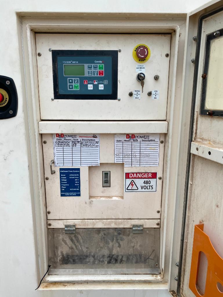 2014 AltaStream Power Systems 125 KVA Towable Generator, Dual Fuel Natural Gas or LP, Model